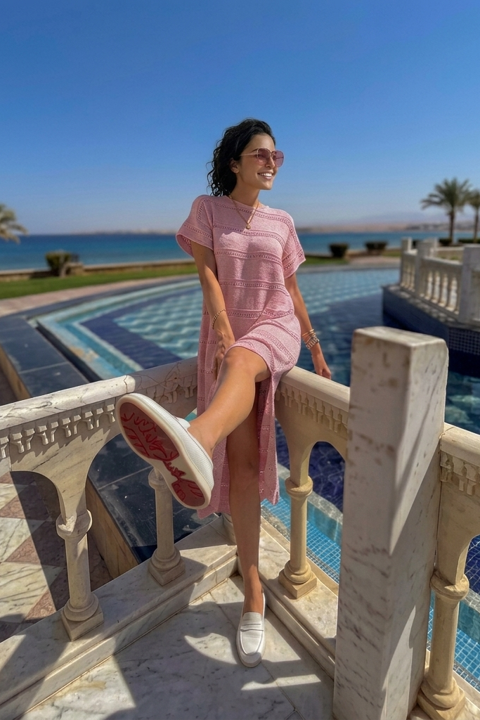Blush Midi Dress